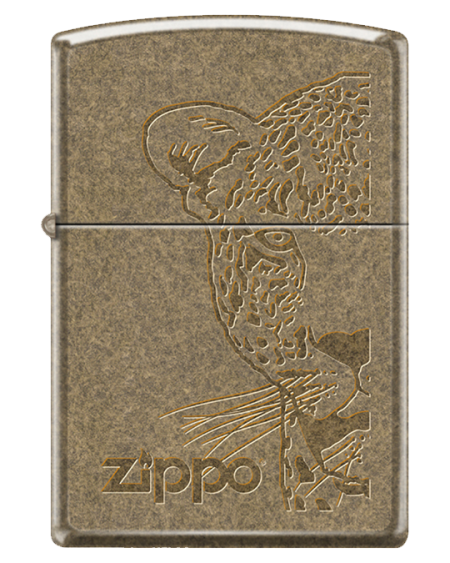 Zippo Big Five Leopard Head